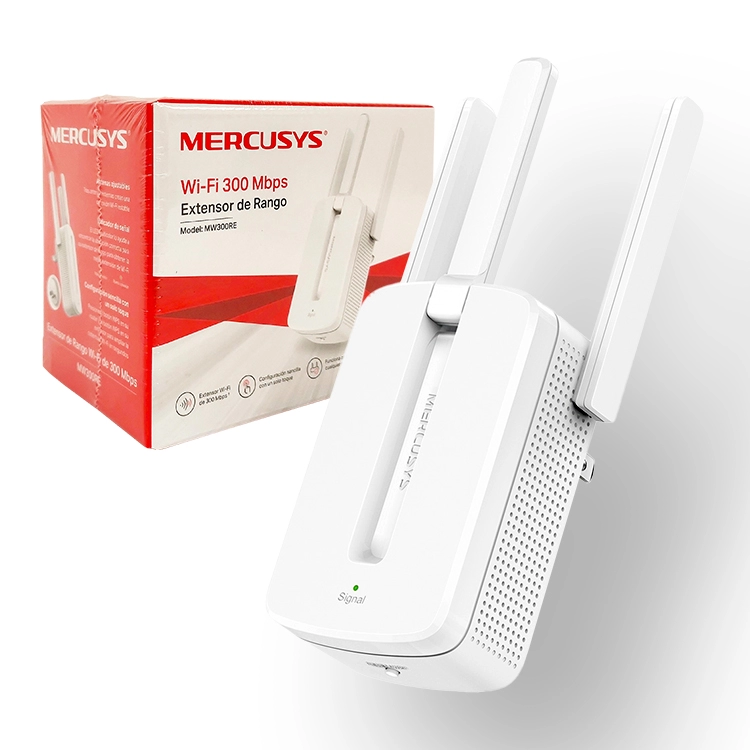 Extensor Mercocusys De Rango Inalambrico N 300MB 3 Antenas Art.TL-MW300RE
